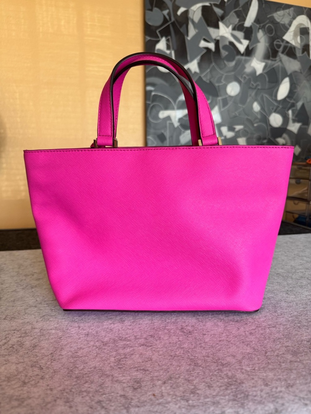 Kate Spade Hot Pink Leather Tote - Picture 7 of 16